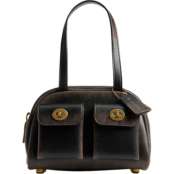 Amazon.com: Coach Twin Turnlock Bag 20, 1Z/Olive : Clothing